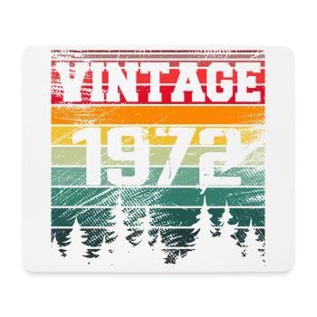 1972 Vintage 1972 Retro Geburtstagsgeschenk - Mousepad (Querformat) - Weiß - Vorne