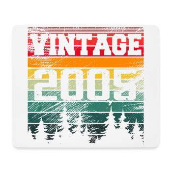 2005 Cadeau D'anniversaire Vintage 2005 Rétro - Tapis de souris (format paysage) - blanc - Devant