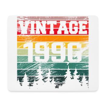 1996 Vintage Birthday Gift 1996 Retro - Mouse Pad (horizontal) - white - Front