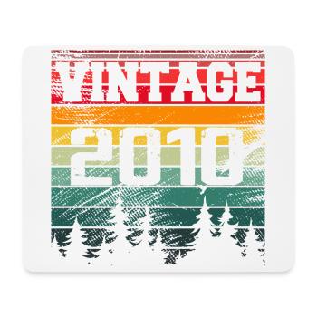 2010 Cadeau D'anniversaire Vintage 2010 Rétro - Tapis de souris (format paysage) - blanc - Devant