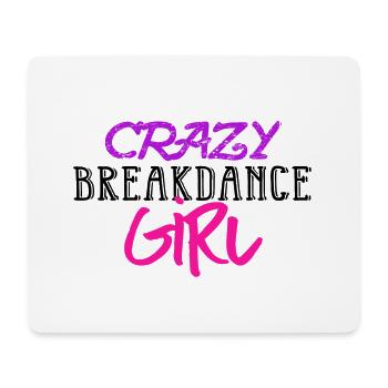 Breakdance Breakdancer Hip Hop B-Fille Cadeau - Tapis de souris (format paysage) - blanc - Devant