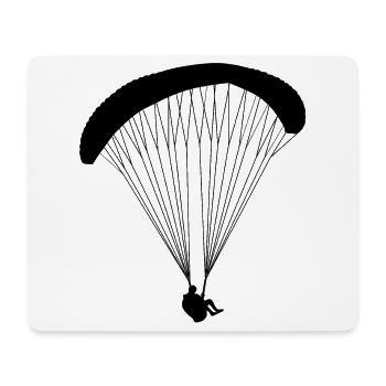 Parapente - Tapis de souris (format paysage) - blanc - Devant