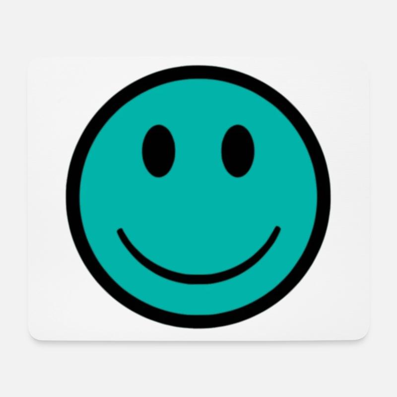 smiley capri - Mousepad (Querformat) - Weiß