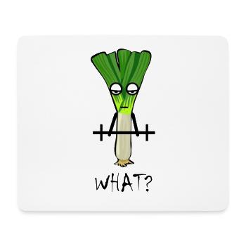 LAUCH QUOI? Funny Fitness Sport Design - Tapis de souris (format paysage) - blanc - Devant