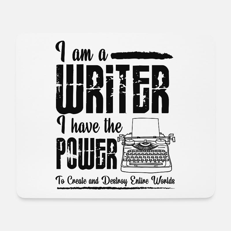 Writer - Schriftsteller - Autor - Mousepad (Querformat) - Weiß