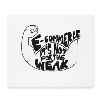 E-Commerce - Tapis de souris (format paysage) - blanc - Devant