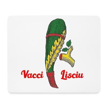 Vacci Lisciu - Ass der Vereine - Mousepad (Querformat) - Weiß - Vorne