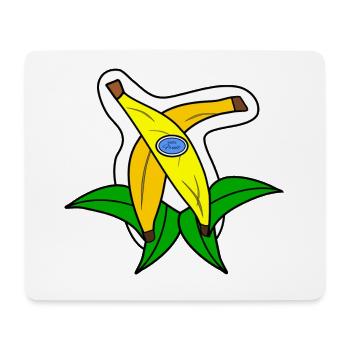 Two bananas - Mousepad (Querformat) - Weiß - Vorne