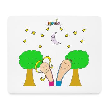 Sleeping Pallaparents - Mouse Pad (horizontal) - white - Front