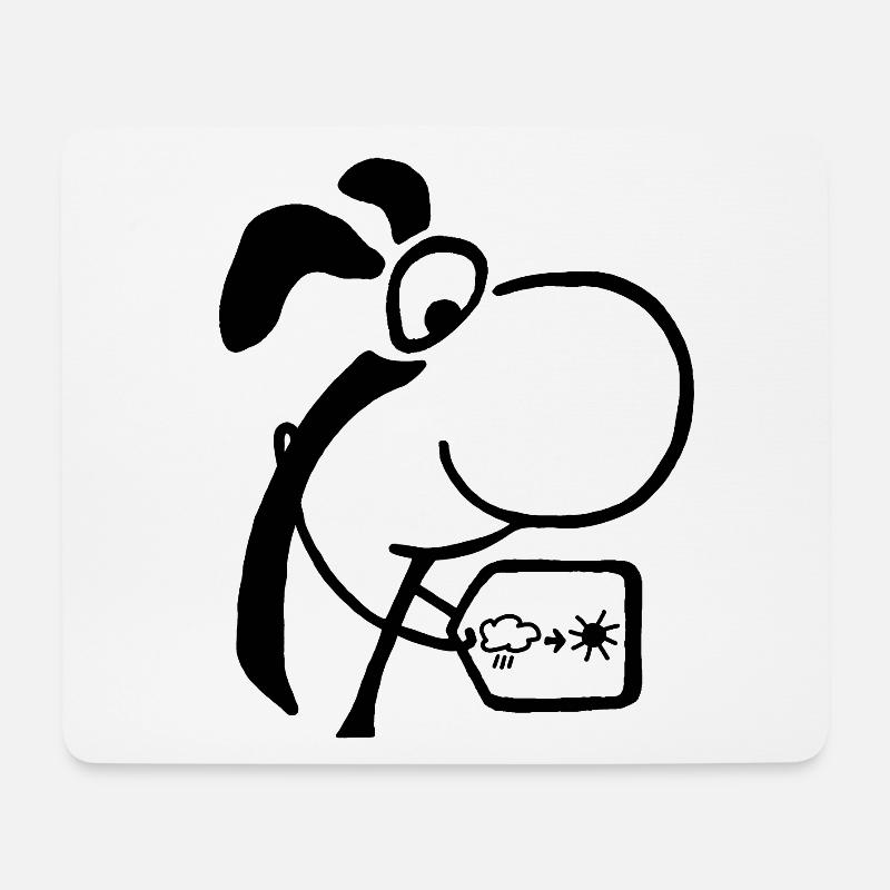 Bialumbo After Rain Comes Sun - Mousepad (Querformat) - Weiß