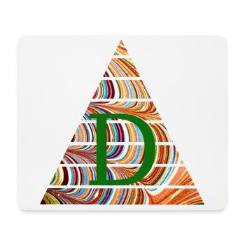 Triangle E 56 D - Tapis de souris (format paysage) - blanc - Devant