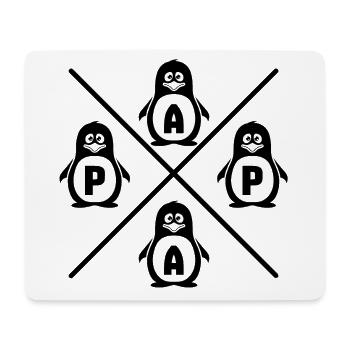 PAPA - Tapis de souris (format paysage) - blanc - Devant