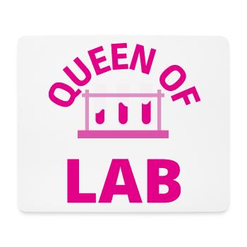 Königin des Labors, Queen of the lab - Tapis de souris (format paysage) - blanc - Devant