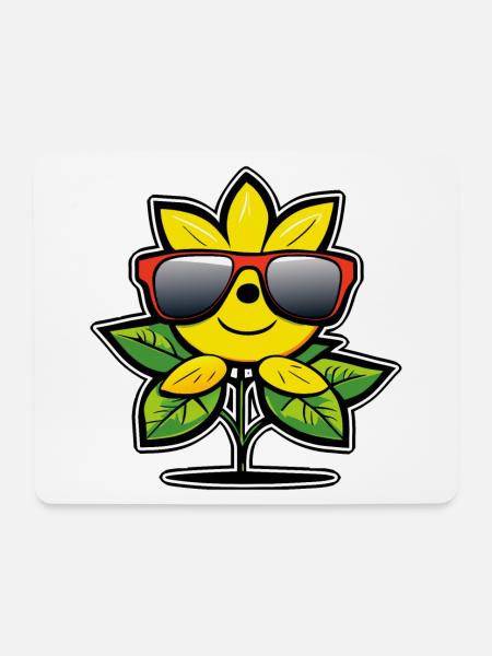 Cartoon Lemon - Mouse Pad (horizontal) - white