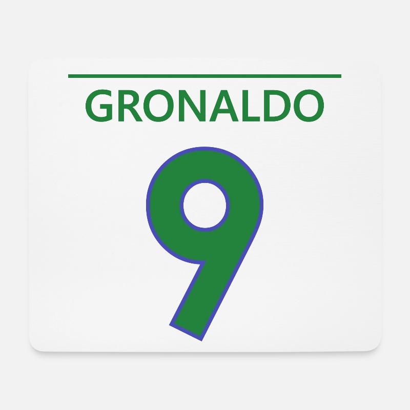 Gronaldo Brazil jersey - GR9 - Mouse Pad (horizontal) - white