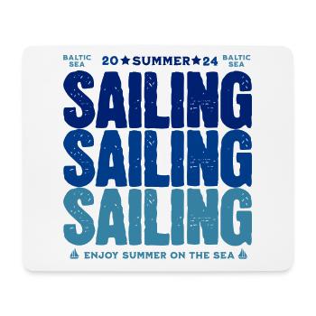 Sailing - Mouse Pad (horizontal) - white - Front