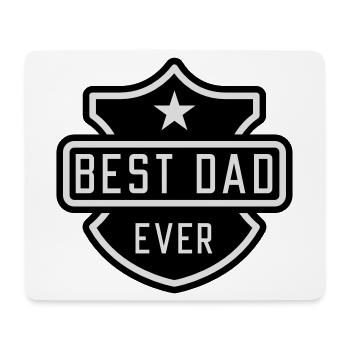 Best Dad ever - Mousepad (Querformat) - Weiß - Vorne