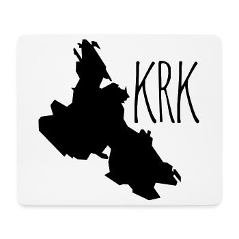 Krk - Mousepad (Querformat) - Weiß - Vorne