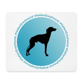Italienisches Windspiel - Mousepad (Querformat) - Weiß - Vorne