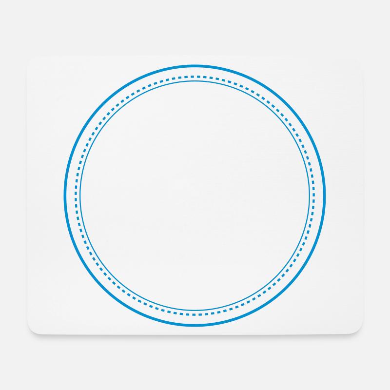 button - Mousepad (Querformat) - Weiß