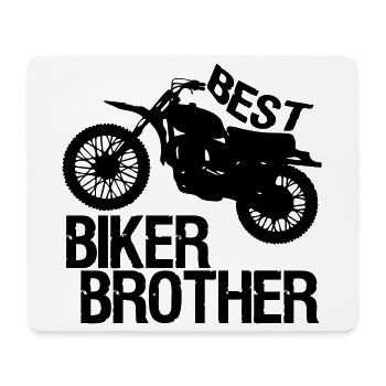 Biker Brother Motorrad Motorradfahrer Geschenk - Mousepad (Querformat) - Weiß - Vorne
