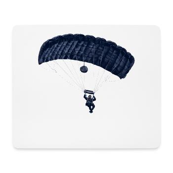 parachuting - Tapis de souris (format paysage) - blanc - Devant