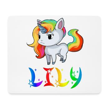 Unicorn Lily - Mouse Pad (horizontal) - white - Front