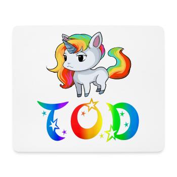 la mort Unicorn - Tapis de souris (format paysage) - blanc - Devant