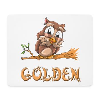 Golden owl - Mouse Pad (horizontal) - white - Front