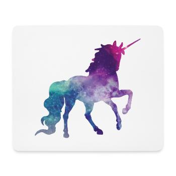 Einhorn - Mousepad (Querformat) - Weiß - Vorne