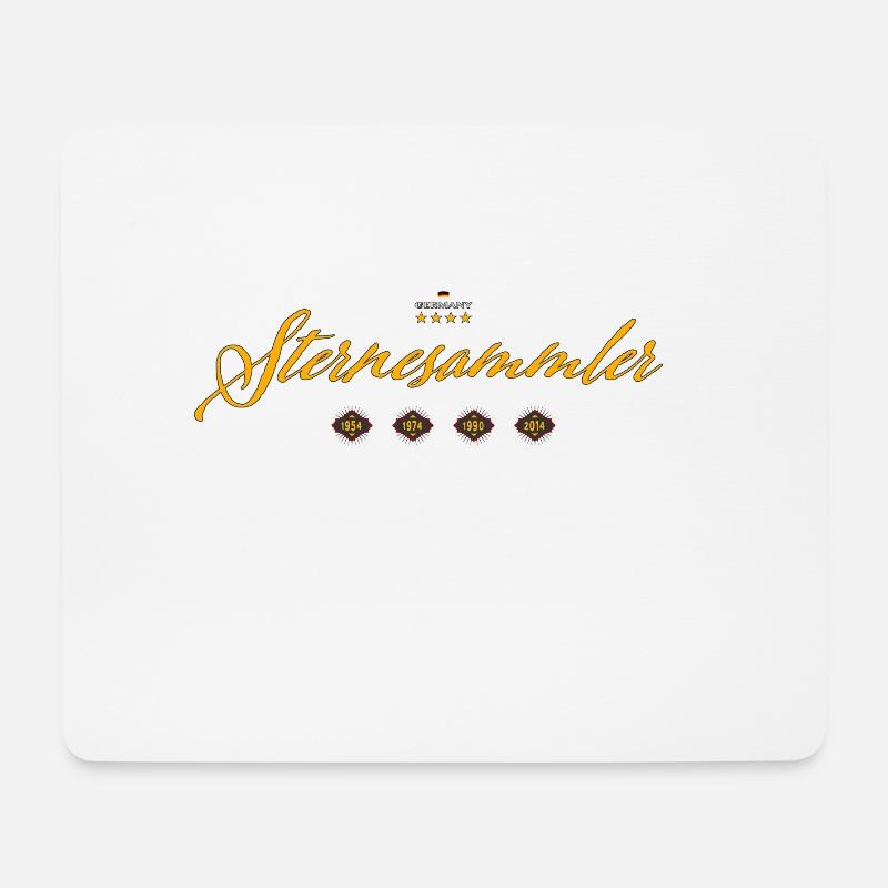 Sternesammler Deutschland - Mousepad (Querformat) - Weiß