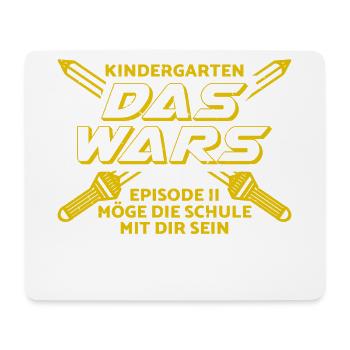 Kita Abgänger Schulkind Einschulung Kindergarten - Mousepad (Querformat) - Weiß - Vorne