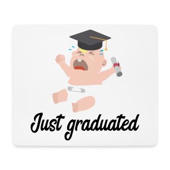 Just Graduated - Mouse Pad (horizontal) - white - Front