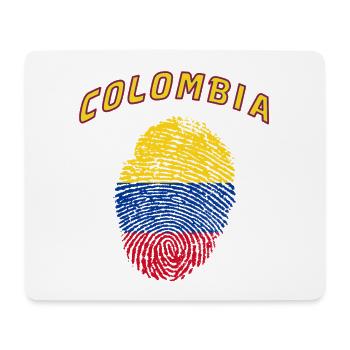 Kolumbien Fingerabdruck / Geschenk Flagge - Mousepad (Querformat) - Weiß - Vorne