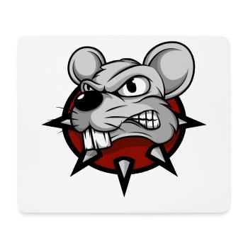 Mouse mice mousy little mice rat pet animal - Mouse Pad (horizontal) - white - Front