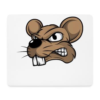 Mouse mice mousi little mice rat rodent pet - Mouse Pad (horizontal) - white - Front