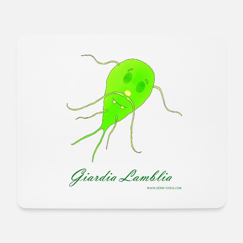 Giardia Lamblia - Mousepad (Querformat) - Weiß