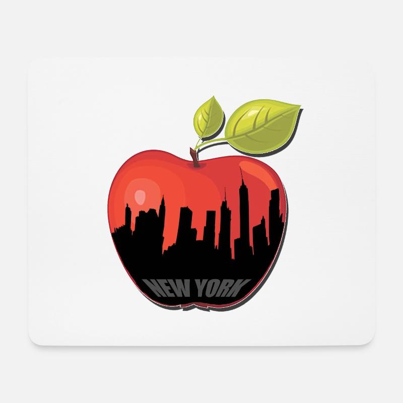 BIG APPLE - Mouse Pad (horizontal) - white