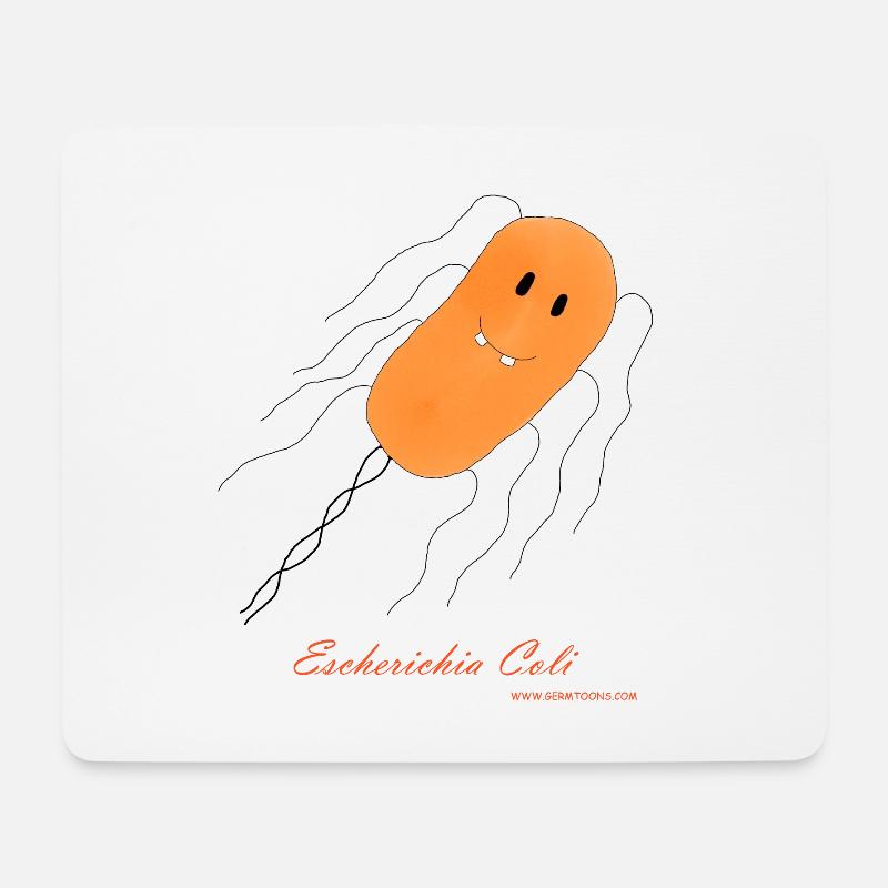 E. Coli / Escherichia Coli - Bakterie - Mousepad (Querformat) - Weiß