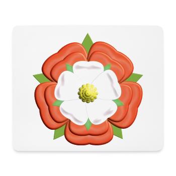 Tudor Rose - Mousepad (Querformat) - Weiß - Vorne