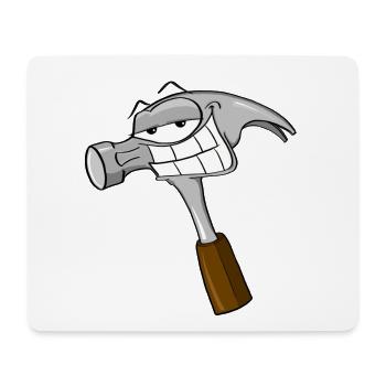 Hammer Tag T-Shirt - Mousepad (Querformat) - Weiß - Vorne