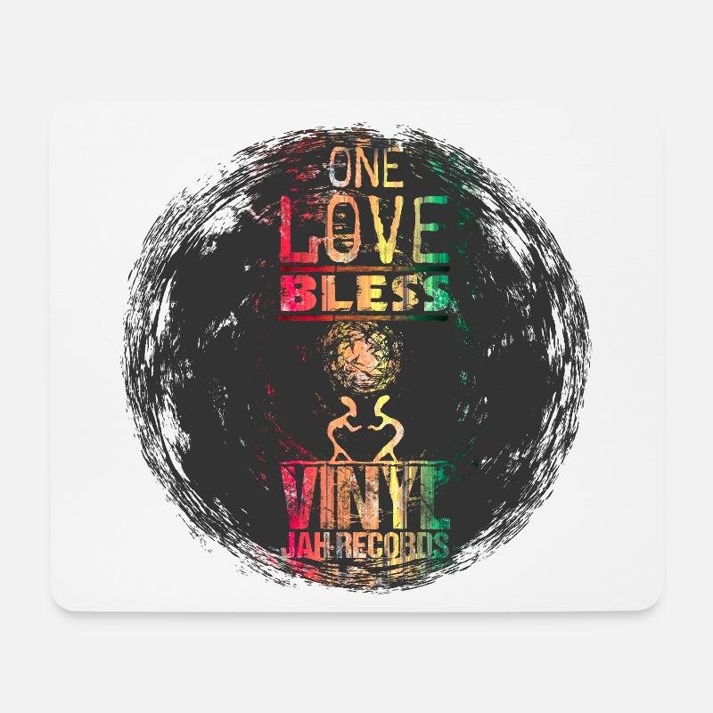 vinyl reggae - Mouse Pad (horizontal) - white