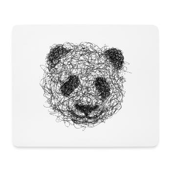 Panda-Poster - Mousepad (Querformat) - Weiß - Vorne