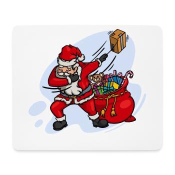 Süßer Dab Dabbing Weihnachtsmann Weihnachten Xmas - Mousepad (Querformat) - Weiß - Vorne