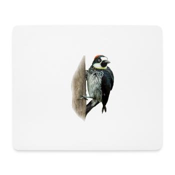 Bunt Specht Shirt Geschenk Vogel Natur Tier Nektar - Mousepad (Querformat) - Weiß - Vorne