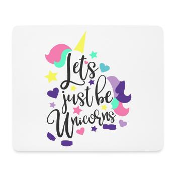 Einhorn Unicorn Einhörner Spruch Tier Geschenk - Mousepad (Querformat) - Weiß - Vorne