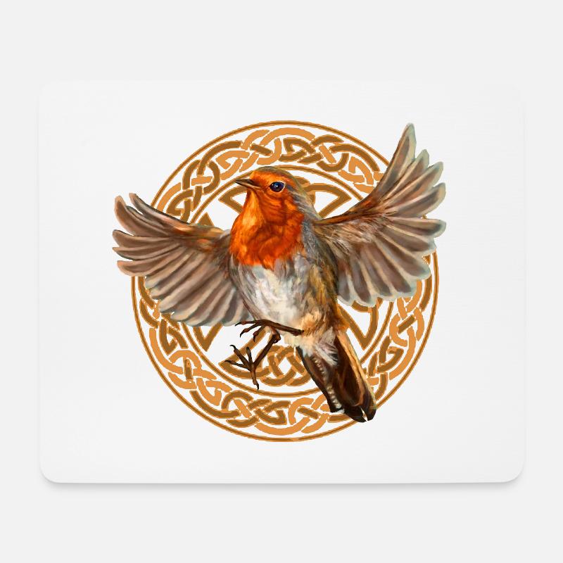 Robin Vogel - Mousepad (Querformat) - Weiß