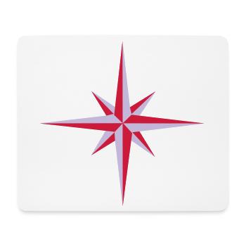 Compass - Mouse Pad (horizontal) - white - Front