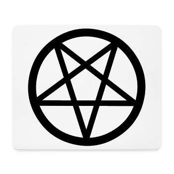 pentakel - Mousepad (Querformat) - Weiß - Vorne