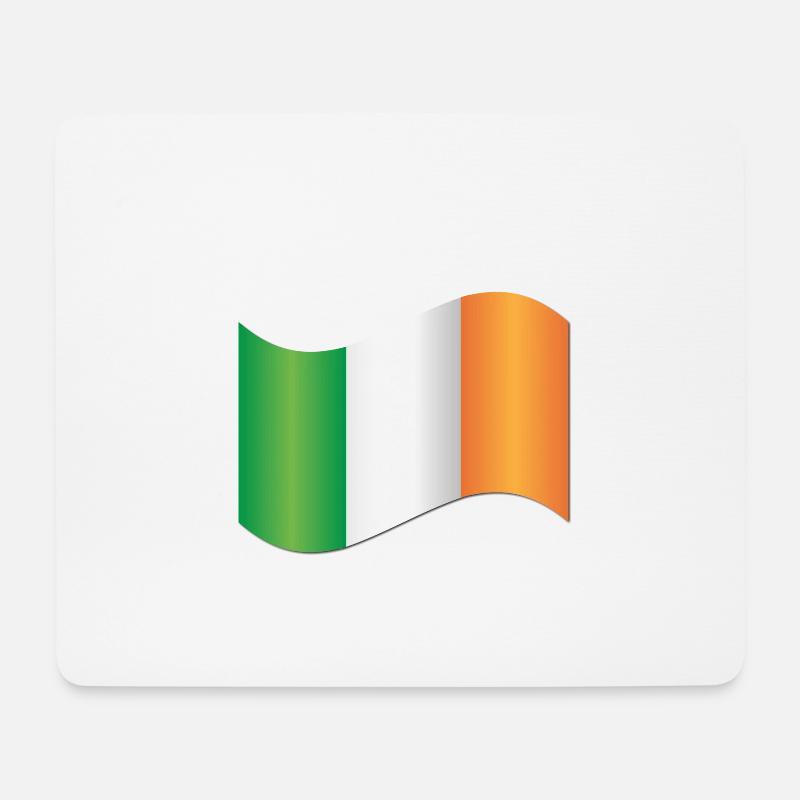 Irish Flag - Mouse Pad (horizontal) - white